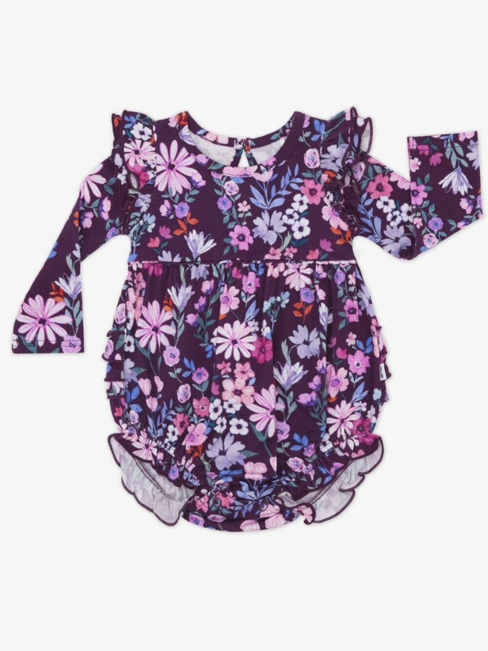 Little Sleepies Violet Meadow Bubble Romper 6-12 months
